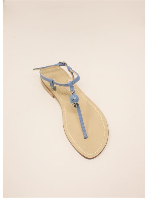 Capri sandals with blue bells Da Costanzo | SANDALICAPRIBELLSAZZURROAZZURRO